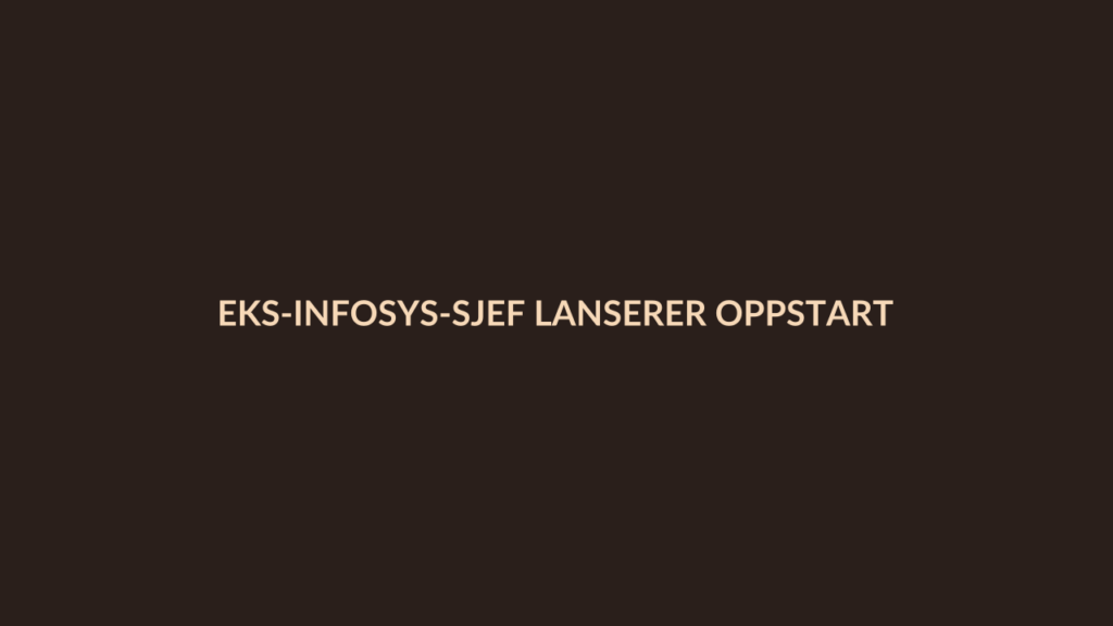 Person i en redaksjonell scene som passer temaet Eks-Infosys-sjef lanserer oppstart for å utfordre IT-tjenester