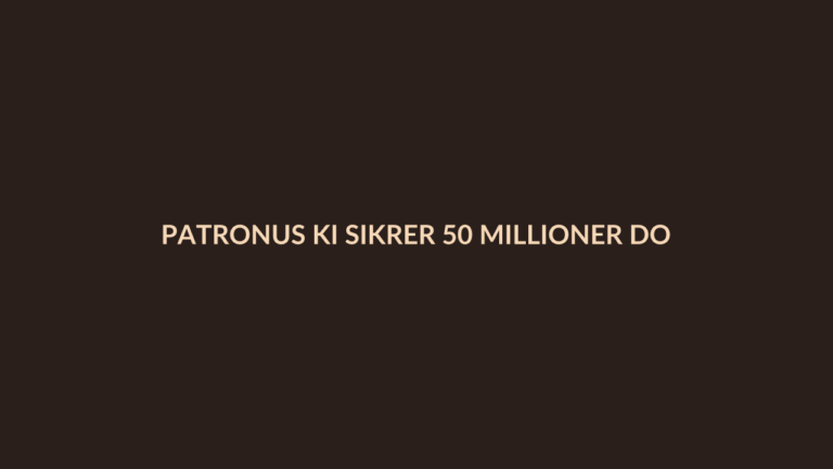 Person i en redaksjonell scene som passer temaet Patronus KI sikrer 50 millioner dollar for å utvikle digitale verdener