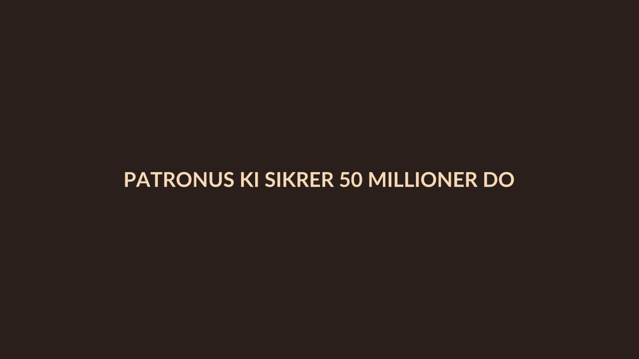 Person i en redaksjonell scene som passer temaet Patronus KI sikrer 50 millioner dollar for å utvikle digitale verdener