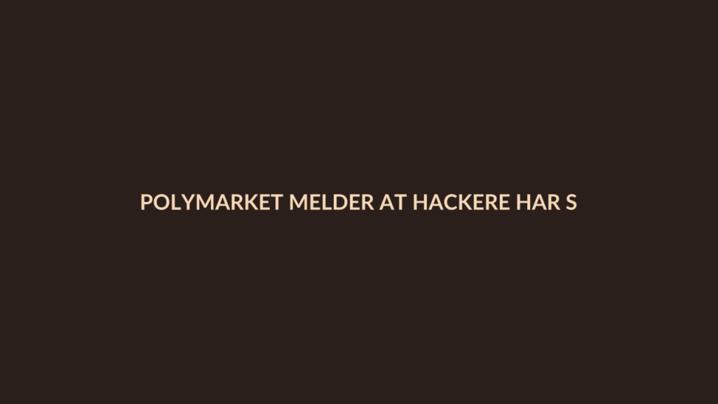 Person i en redaksjonell scene som passer temaet Polymarket melder at hackere har stjålet brukermidler
