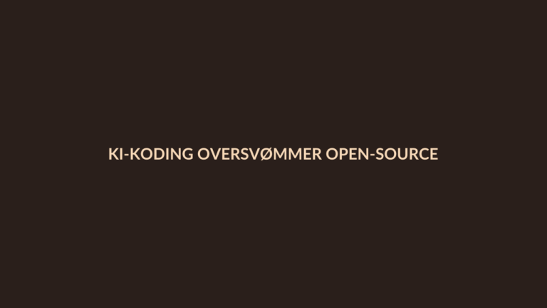 Person i en redaksjonell scene som passer temaet KI-koding oversvømmer open-source med lavkvalitet og svekker