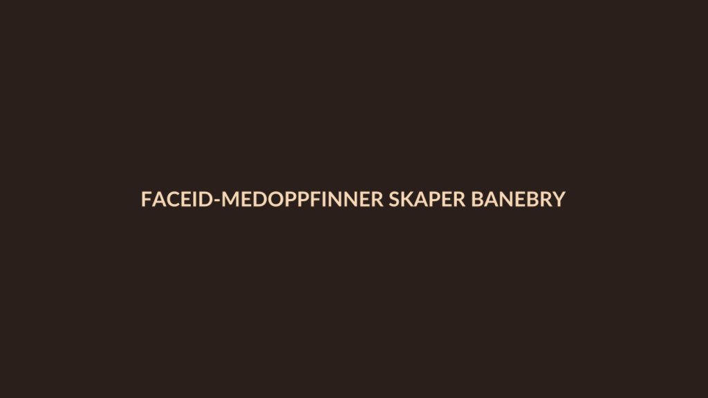 Person i en redaksjonell scene som passer temaet FaceID-medoppfinner skaper banebrytende KI-modell for hjernen