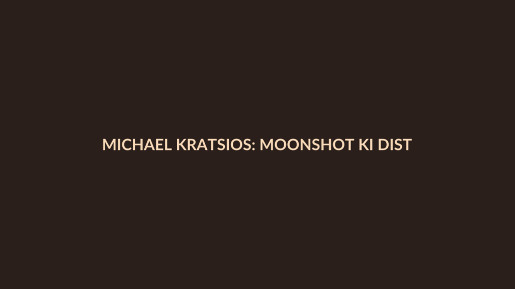 Person i en redaksjonell scene som passer temaet Michael Kratsios: Moonshot KI distillerte Anthropic's Fable til K3