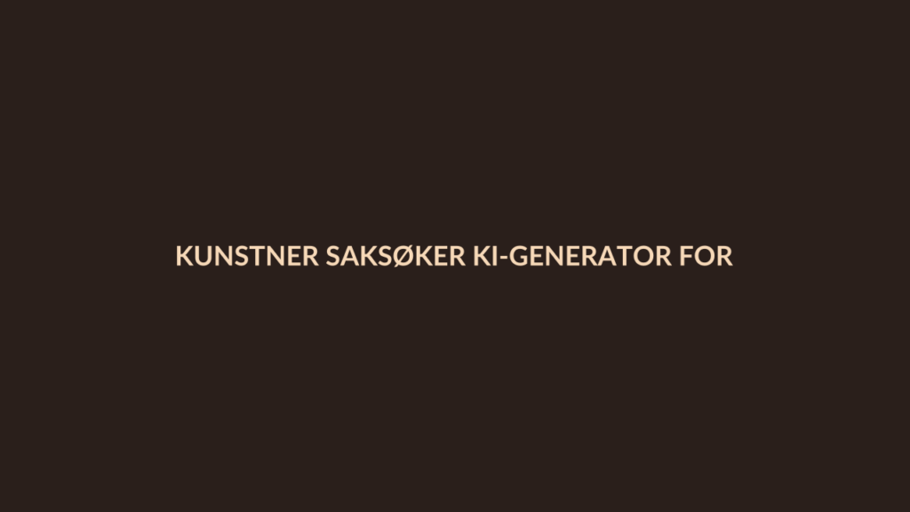 Person i en redaksjonell scene som passer temaet Kunstner saksøker KI-generator for å selge personlig tegneserie