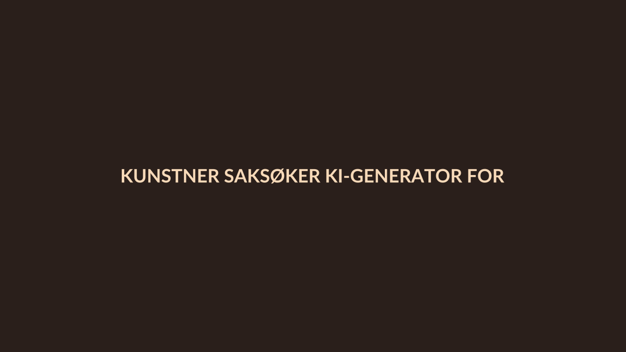 Person i en redaksjonell scene som passer temaet Kunstner saksøker KI-generator for å selge personlig tegneserie