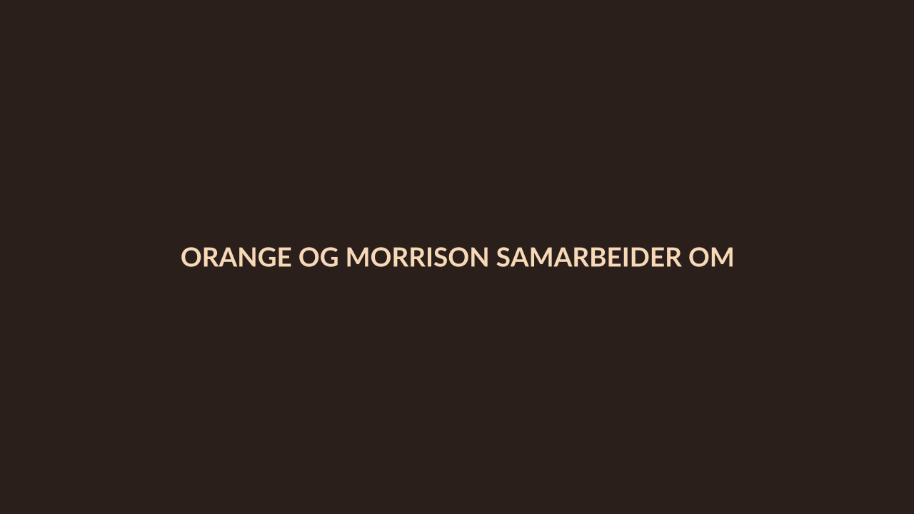 Person i en redaksjonell scene som passer temaet Orange og Morrison samarbeider om datacenter med 400 MW i Frankrike