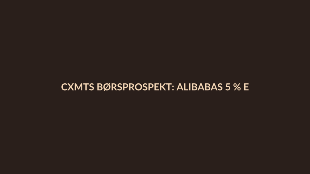 Person i en redaksjonell scene som passer temaet CXMTs børsprospekt: Alibabas 5 % eierandel verdt over 20 milliarder dollar