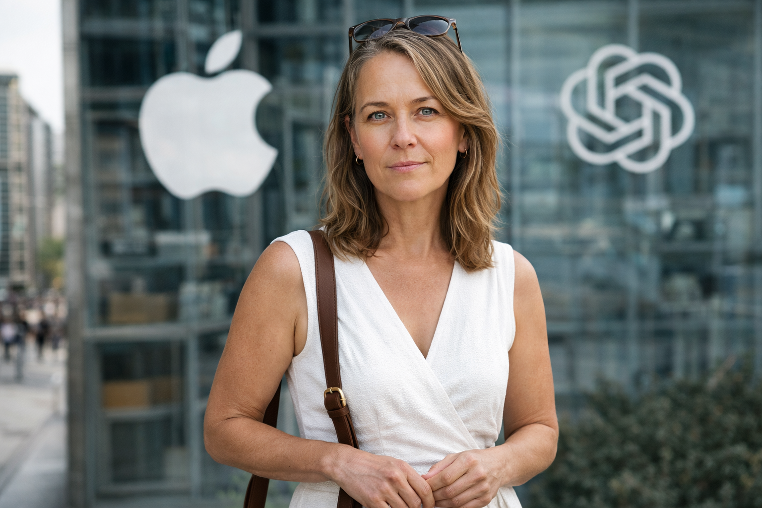 Person i en redaksjonell scene som passer temaet Apple saksøker OpenAI for påstått tyveri av forretningshemmeligheter