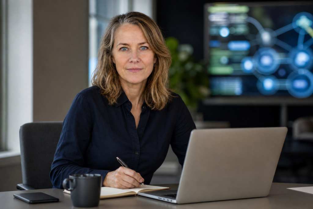 Person i en redaksjonell scene som passer temaet Loop Engineering: Slik gjør ‘autoresearch’ KI-agenter autonome