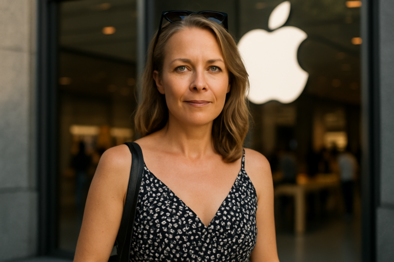 Person i en redaksjonell scene som passer temaet Apple slår opp portene for offentlige betaer av iOS 27 og mer