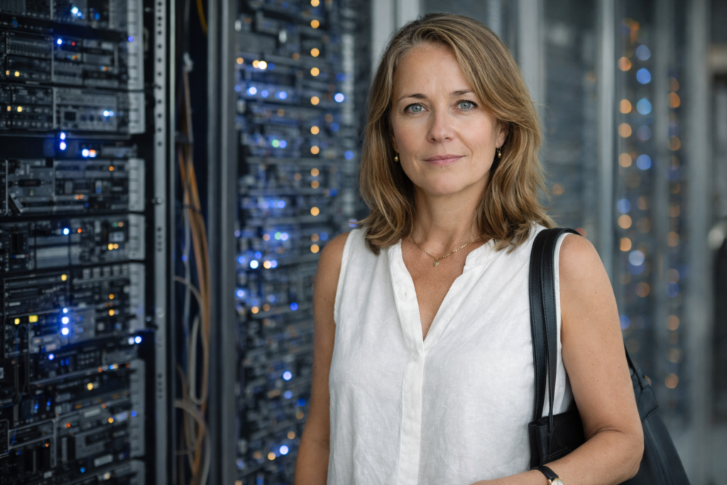 Person i en redaksjonell scene som passer temaet Coatue investerer 3 milliarder dollar i Databricks, verdsatt til 188