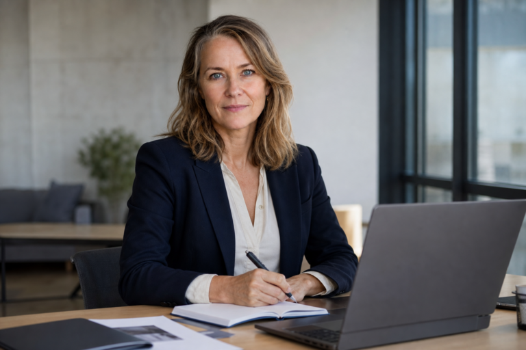Person i en redaksjonell scene som passer temaet Meta lanserer Seller, gratis app med KI-funksjoner for Marketplace