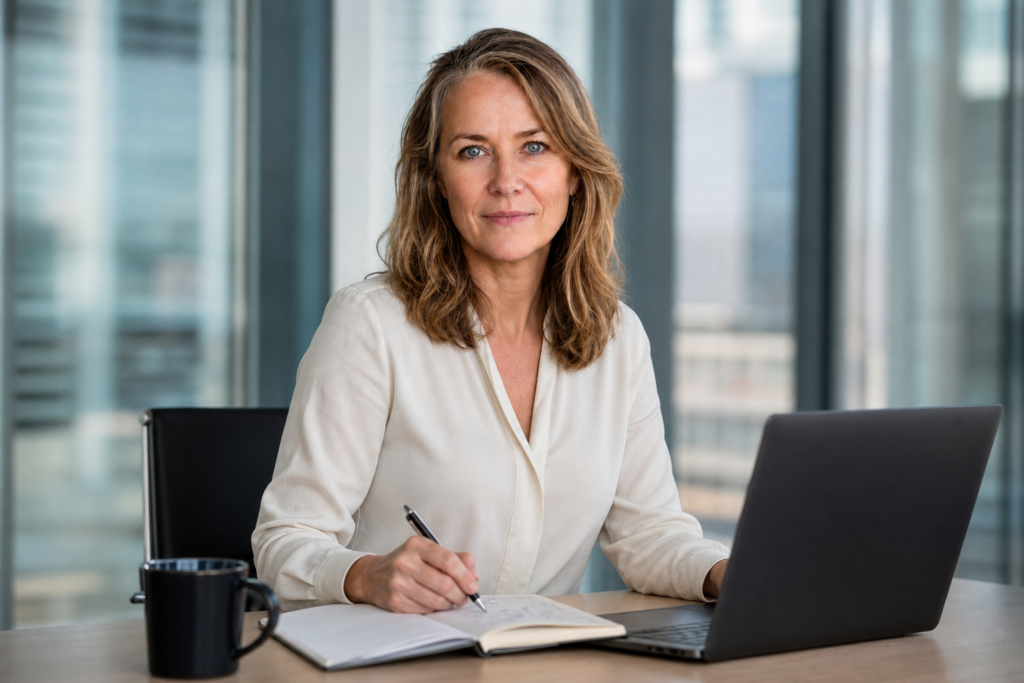 Person i en redaksjonell scene som passer temaet Google, Amazon, Microsoft og Meta planlegger 745 milliarder i KI