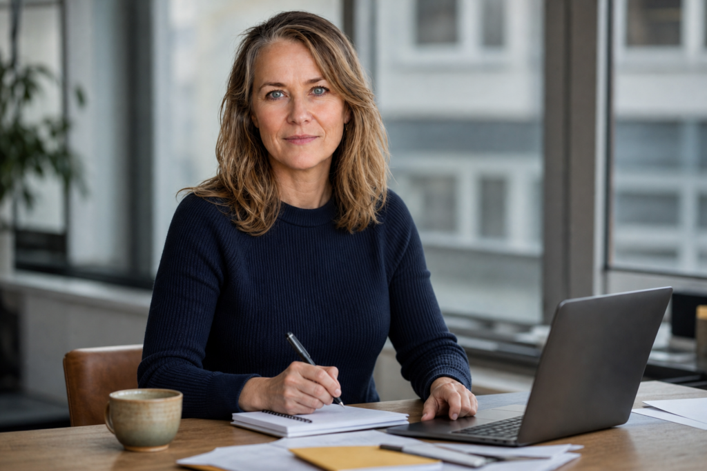 Person i en redaksjonell scene som passer temaet Apples Hide My Email-tjeneste skjuler ikke e-posten din