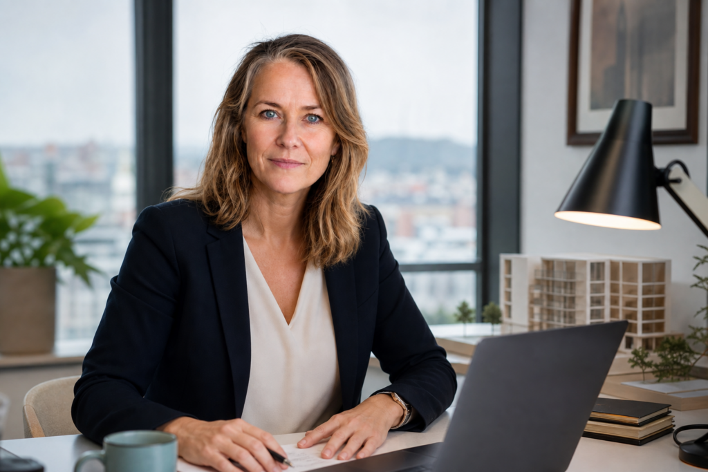Person i en redaksjonell scene som passer temaet Even Realities hever 150 millioner dollar for kamerafrie smarte