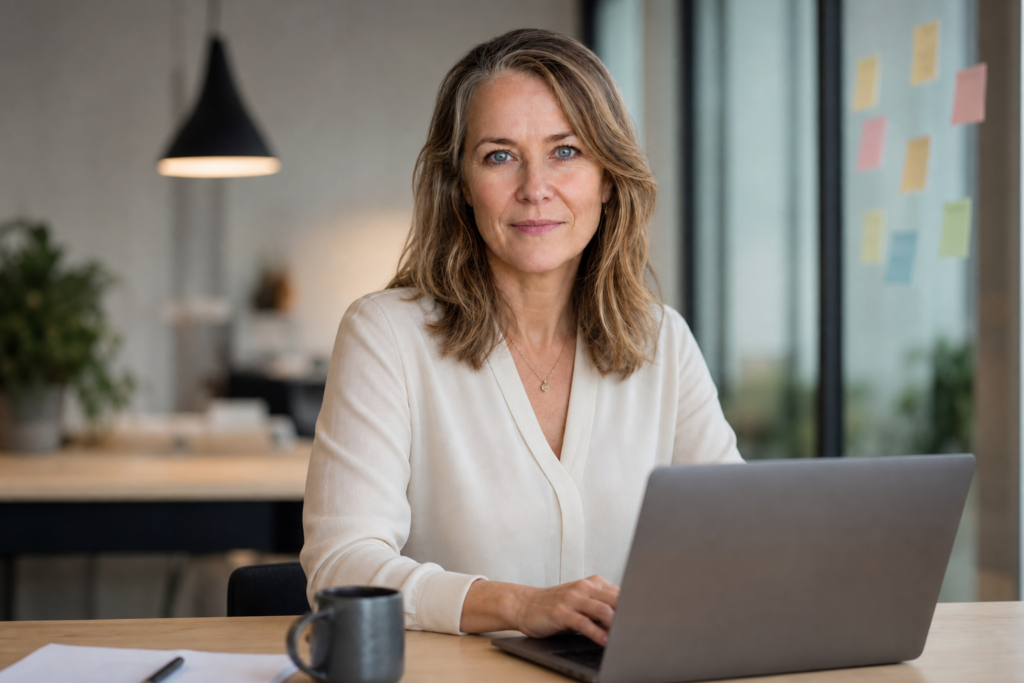 Person i en redaksjonell scene som passer temaet OpenAI og Anthropic gir startups token-kreditter for inntekter