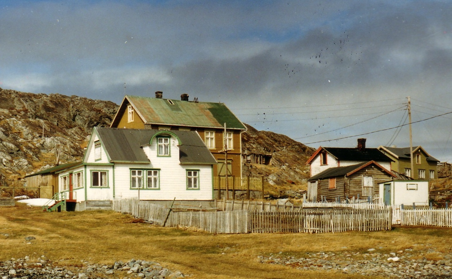 Hus i Hamningberg i Finnmark
