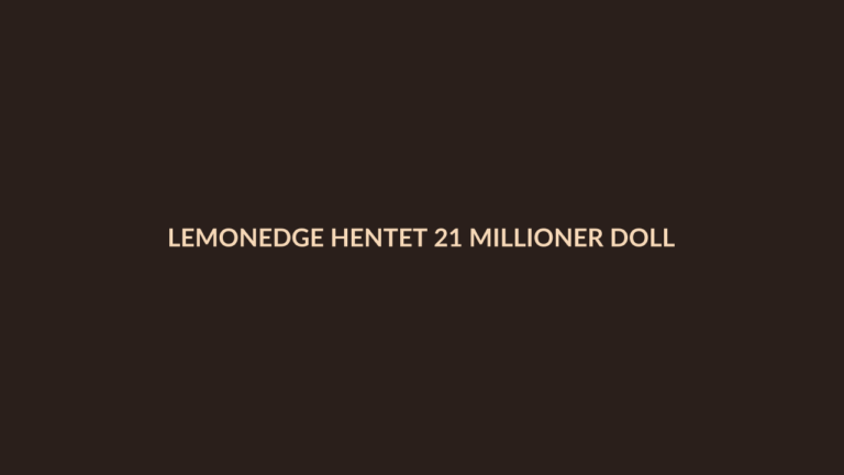 Person i en redaksjonell scene som passer temaet LemonEdge hentet 21 millioner dollar i Series A fra Blackstone