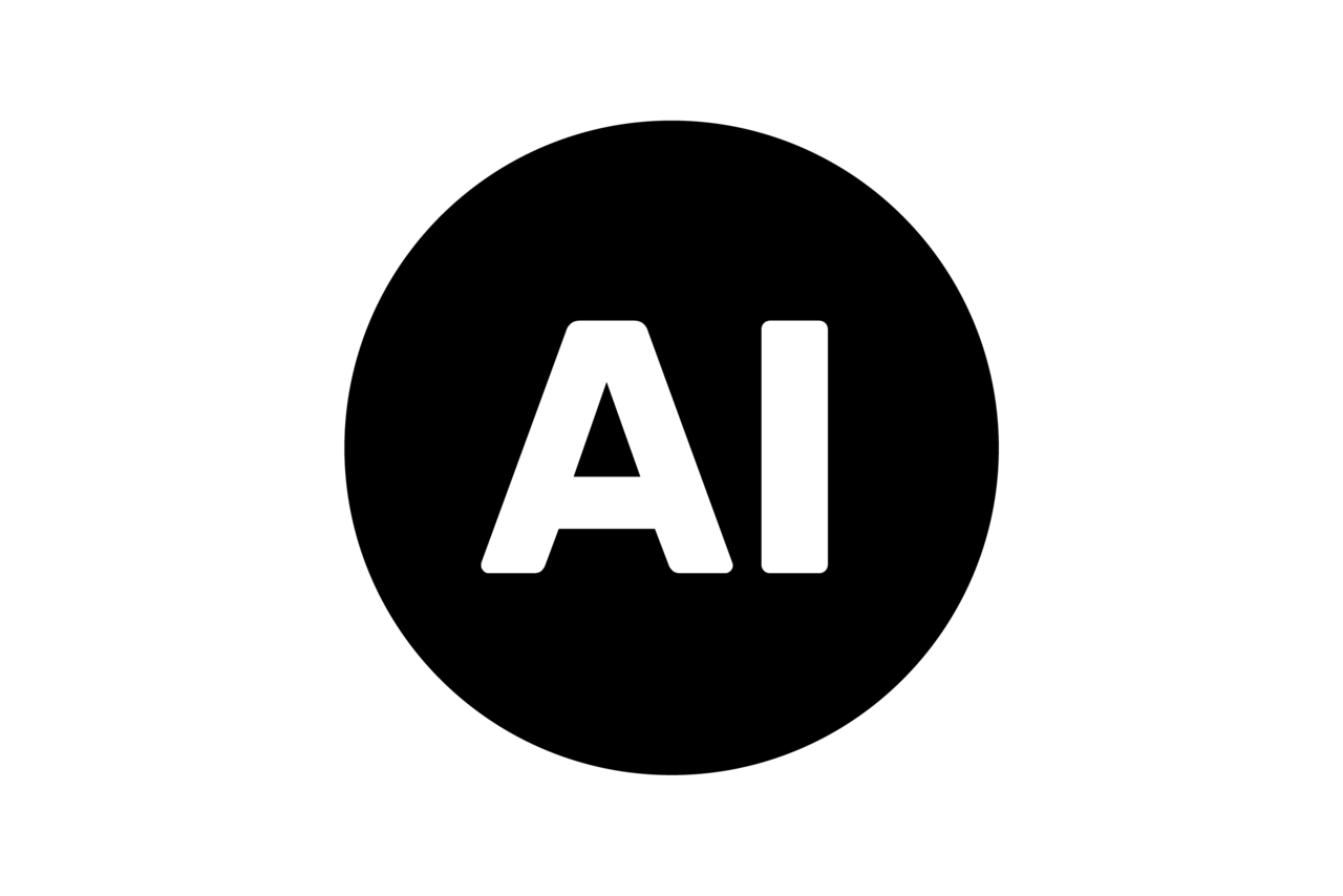 Artificial intelligence icon — EU Basic icon, part of the "EU Icons for labelling AI-generated content" series